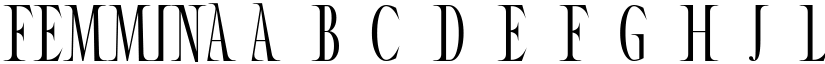 FEMMINA font