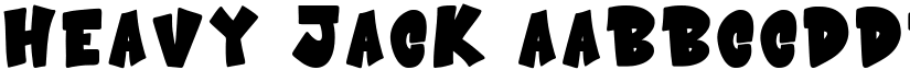 Heavy Jack font download