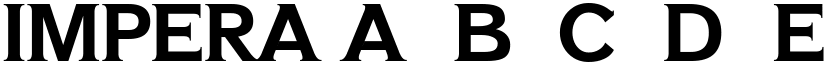 IMPERA font