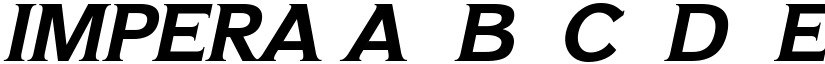 IMPERA font