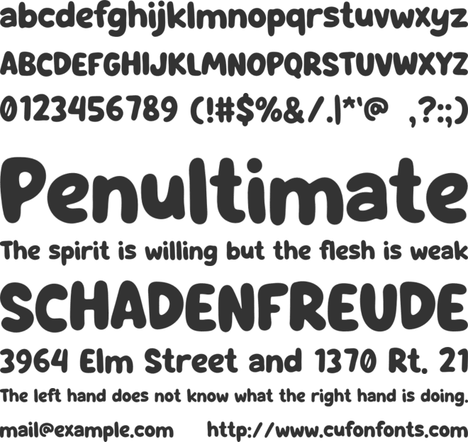 Starline font preview