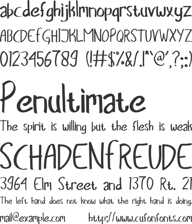 Mellow Marker font preview