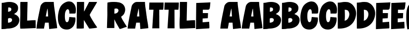 Black Rattle font download