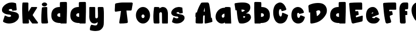 Skiddy Tons font download