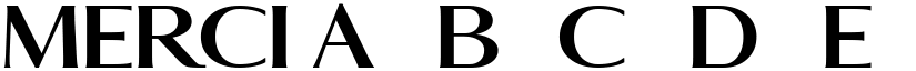 MERCI font