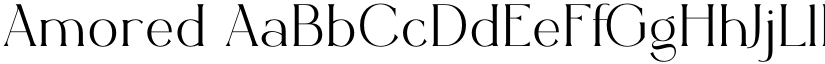 Amored font
