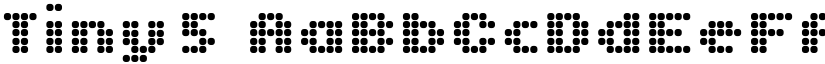 Tiny5 font