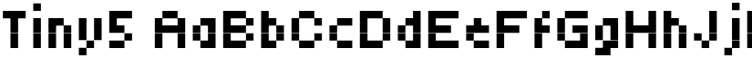 Tiny5 font