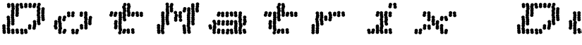 DotMatrix Duo font