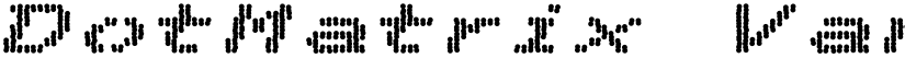 DotMatrix VarDuo font