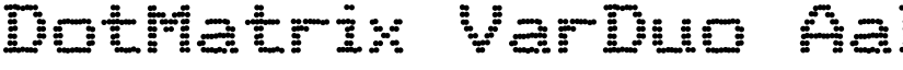 DotMatrix VarDuo font