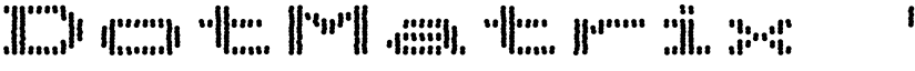 DotMatrix VarDuo font