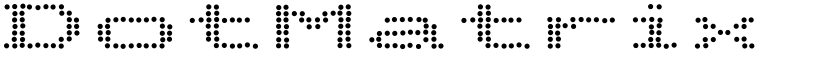 DotMatrix VarDuo font