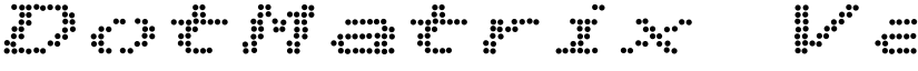 DotMatrix VarDuo font
