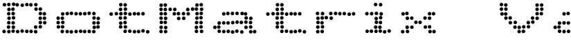 DotMatrix VarDuo font
