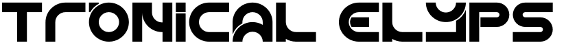 Tronical Elyps font