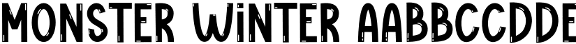 Monster Winter font