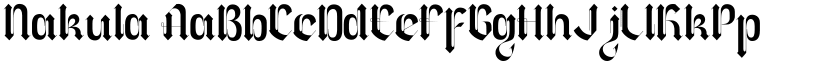 Nakula font download