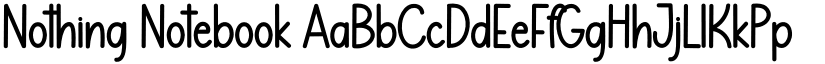 Nothing Notebook font download
