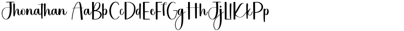 Jhonathan font download