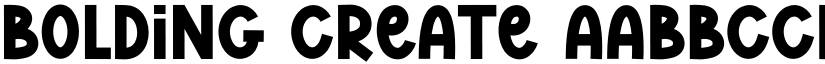 Bolding Create font