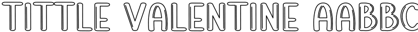 Tittle Valentine font download