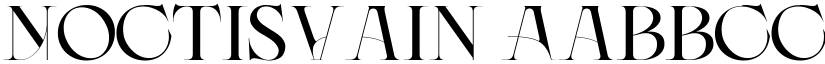 Noctisvain font
