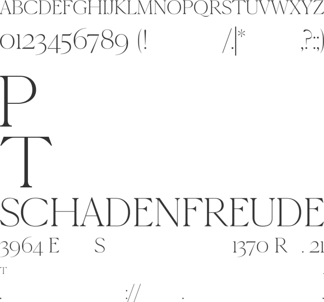 SAINTROSE font preview