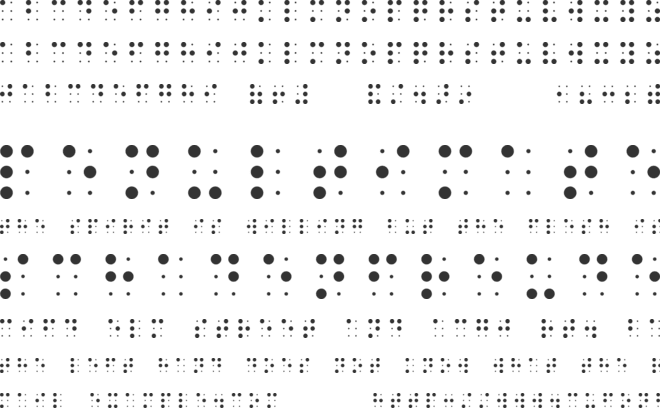 Braille Display font preview