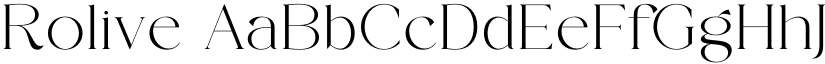 Rolive font download