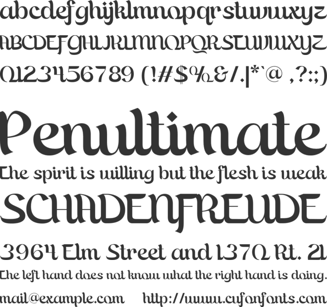 Sabiyah font preview