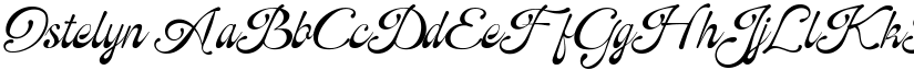 Ostelyn font