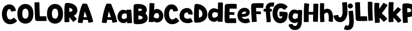 COLORA font