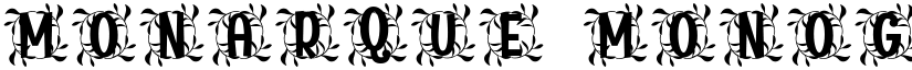 Monarque Monogram font download