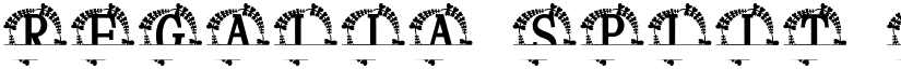 Regalia Split Monogram font
