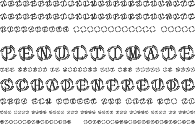 Regalia Monogram font preview