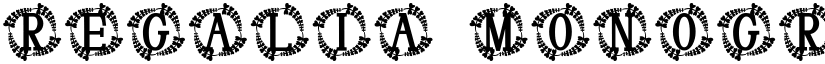 Regalia Monogram font download