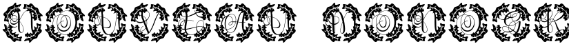 Nouveau Monogram font