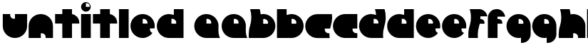 Untitled font