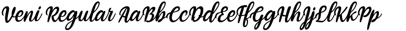 Veni Regular font