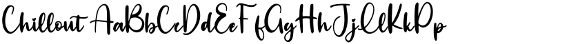 Chillout font