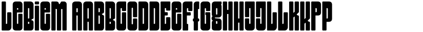 Lebiem font