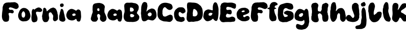 Fornia font