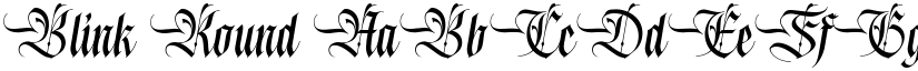 Blink Round font download