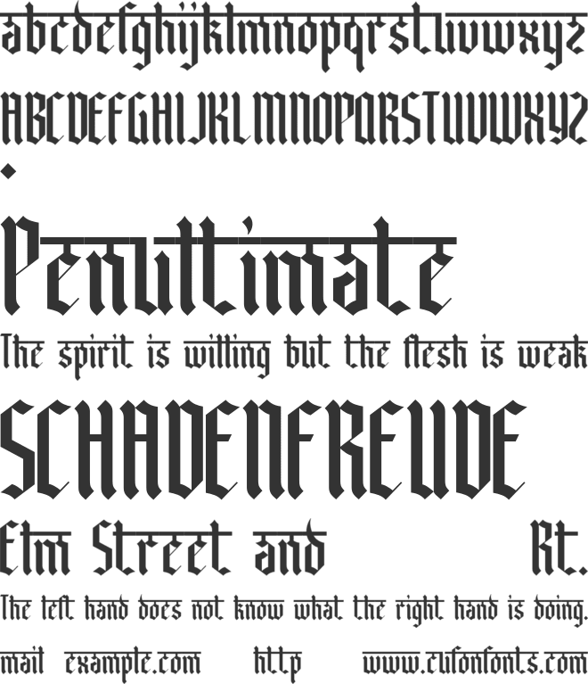 BHAVINDRA font preview