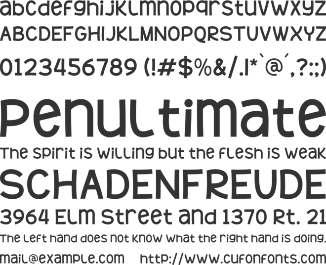 Shore Mystic font preview