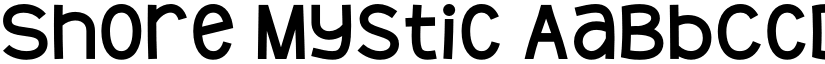 Shore Mystic font
