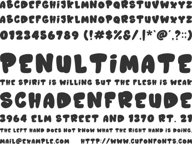 Rusted Vibe font preview