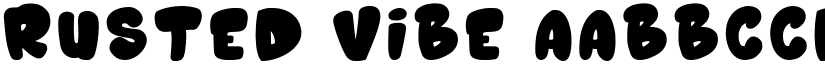 Rusted Vibe font
