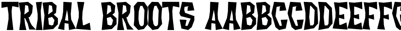 Tribal Broots font